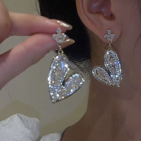Long Tassel Butterfly Drop Earrings Fashion Hanging Women Earrings