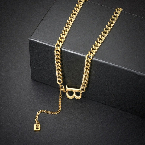 New Senior Fashion Women Pendant Link Chain Metal Heart Party Necklace