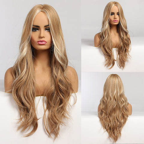 Long Straight Synthetic Wigs for Women Natural Wave Wigs