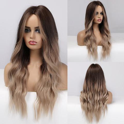 Long Straight Synthetic Wigs for Women Natural Wave Wigs