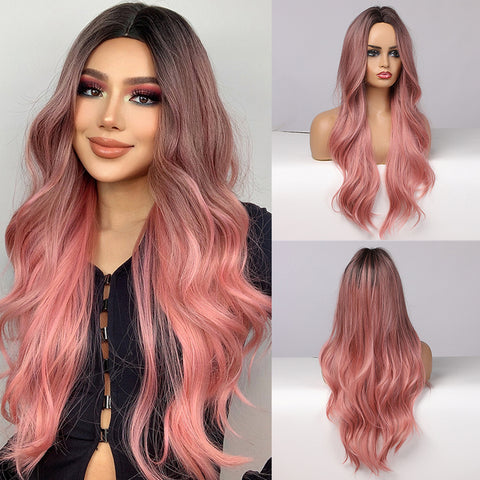 Long Straight Synthetic Wigs for Women Natural Wave Wigs