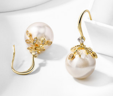 New trendy autumn and winter fashion light luxury pearl earrings Inpluser