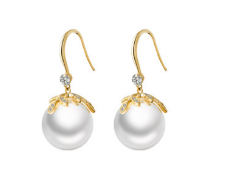 New trendy autumn and winter fashion light luxury pearl earrings Inpluser