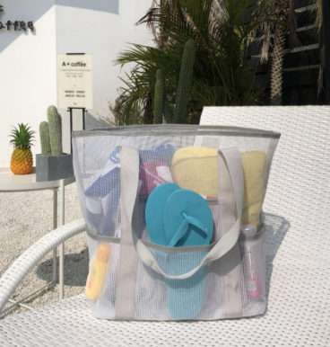 Large Capacity mesh Beach bag Inpluser